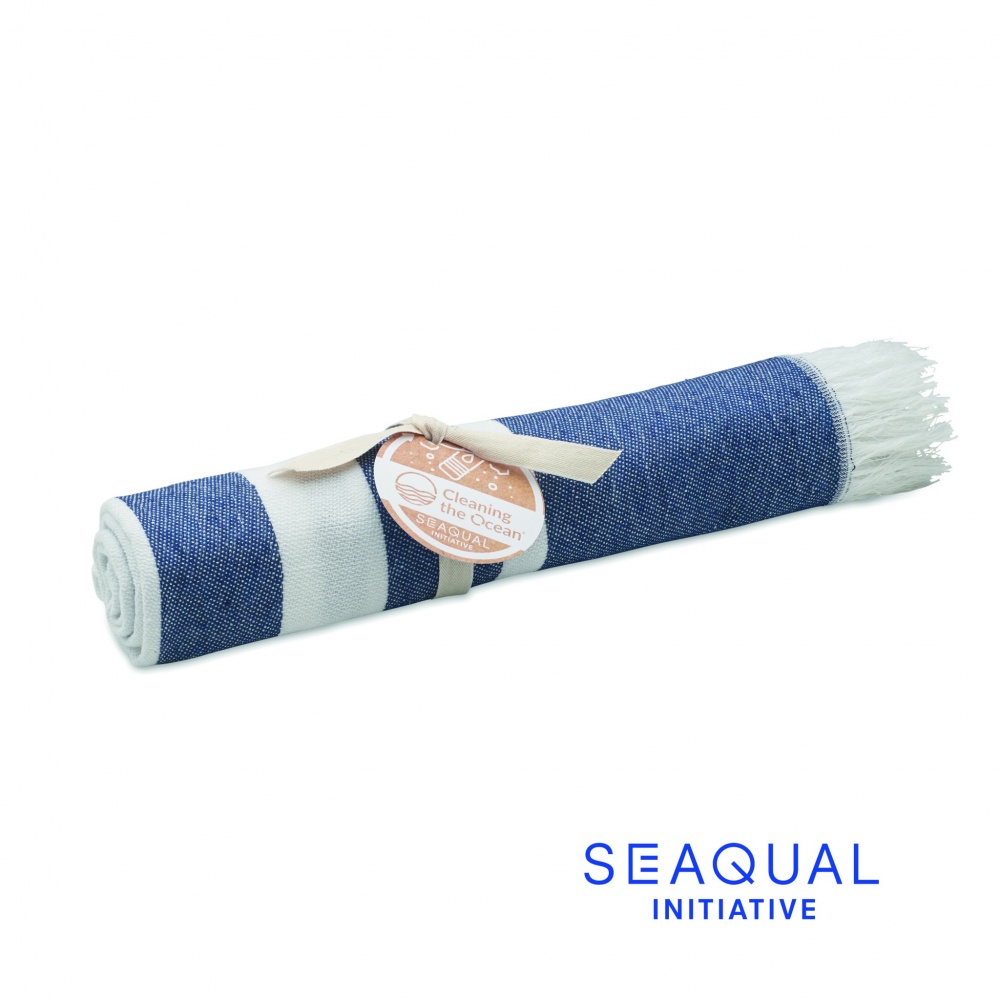 Logo trade liikelahjat mainoslahjat kuva: SEAQUAL® hamam-pyyhe100x170 cm