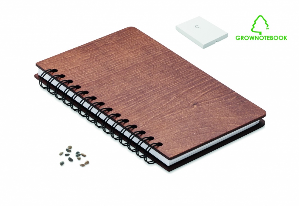 Logo trade mainoslahja ja liikelahja tuotekuva: A5 Koivu GROWBOOK™