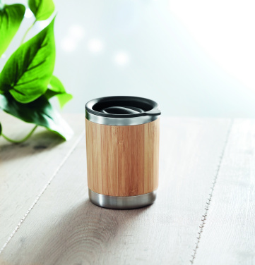 Logo trade mainoslahja ja liikelahja tuotekuva: Bambu take away-muki