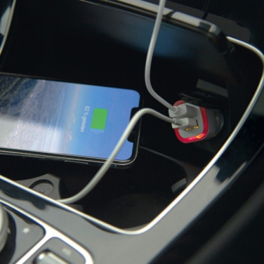 Logotrade liikelahjat mainoslahjat tuotekuva: USB-lataussovitin KFZ FRUIT