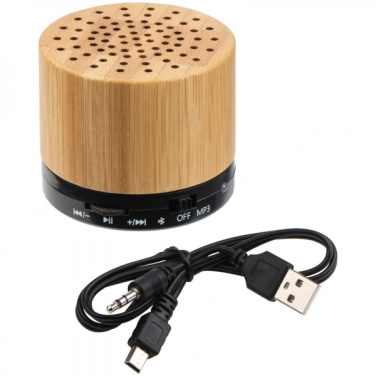 Logotrade mainostuote tuotekuva: Bambu Bluetooth-kaiutin FLEEDWOOD