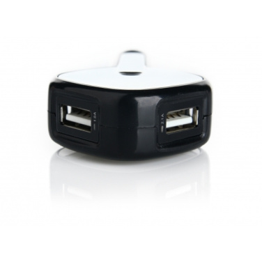 Logo trade liikelahjat tuotekuva: Dual USB autolaturi