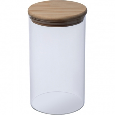 Logo trade mainoslahjat tuotekuva: Borosilikaattisäiliö ONTARIO 1000 ml