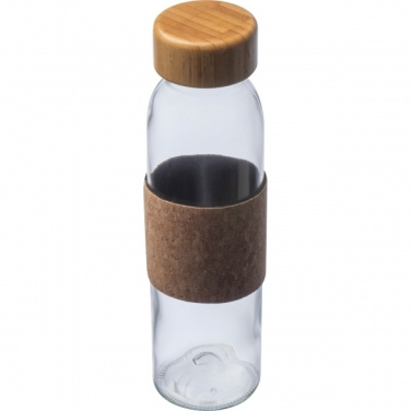 Logo trade liikelahja mainoslahja tuotekuva: Lasipullo SKOPJE 500 ml