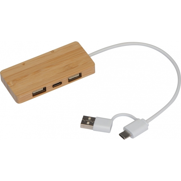 Logotrade mainostuote tuotekuva: Hub USB rozgałęźnik KUALA LUMPUR