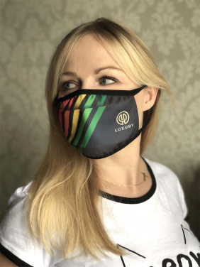 Logotrade mainoslahjat ja liikelahjat tuotekuva: MARS PRO puuvillanaamari (koko M), jossa on tasku ja HEPA-suodatin. 1380165