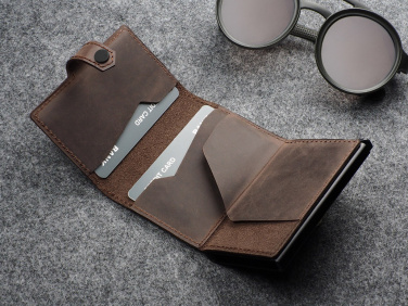Logo trade liikelahja mainoslahja tuotekuva: RFID-lompakko - Hunter Leather 2109284
