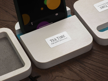 Logotrade mainostuote tuotekuva: Puinen puhelinteline 1847121