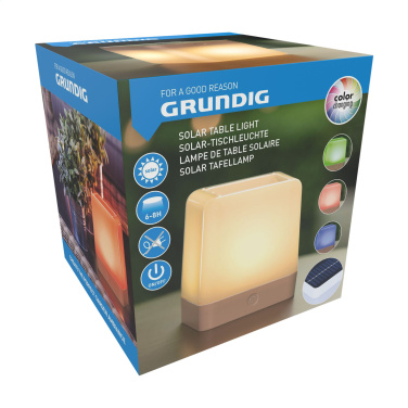 Logo trade mainoslahjat tuotekuva: Grundig Lumo Solar -pöytävalaisin
