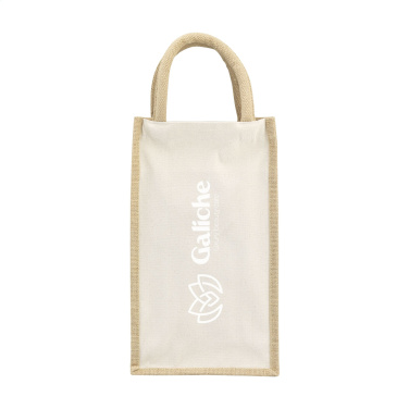 Logo trade mainoslahjat tuotekuva: Juuttikangas Double Wine Bag