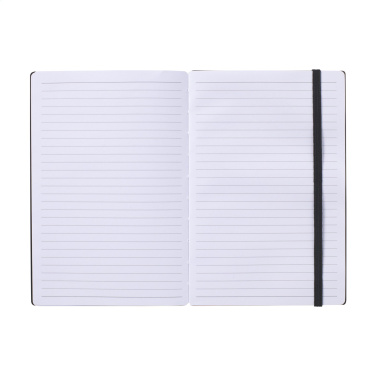 Logo trade mainoslahja ja liikelahja tuotekuva: Bamboo Journal Naked Spine Paper Notebook Musta A5