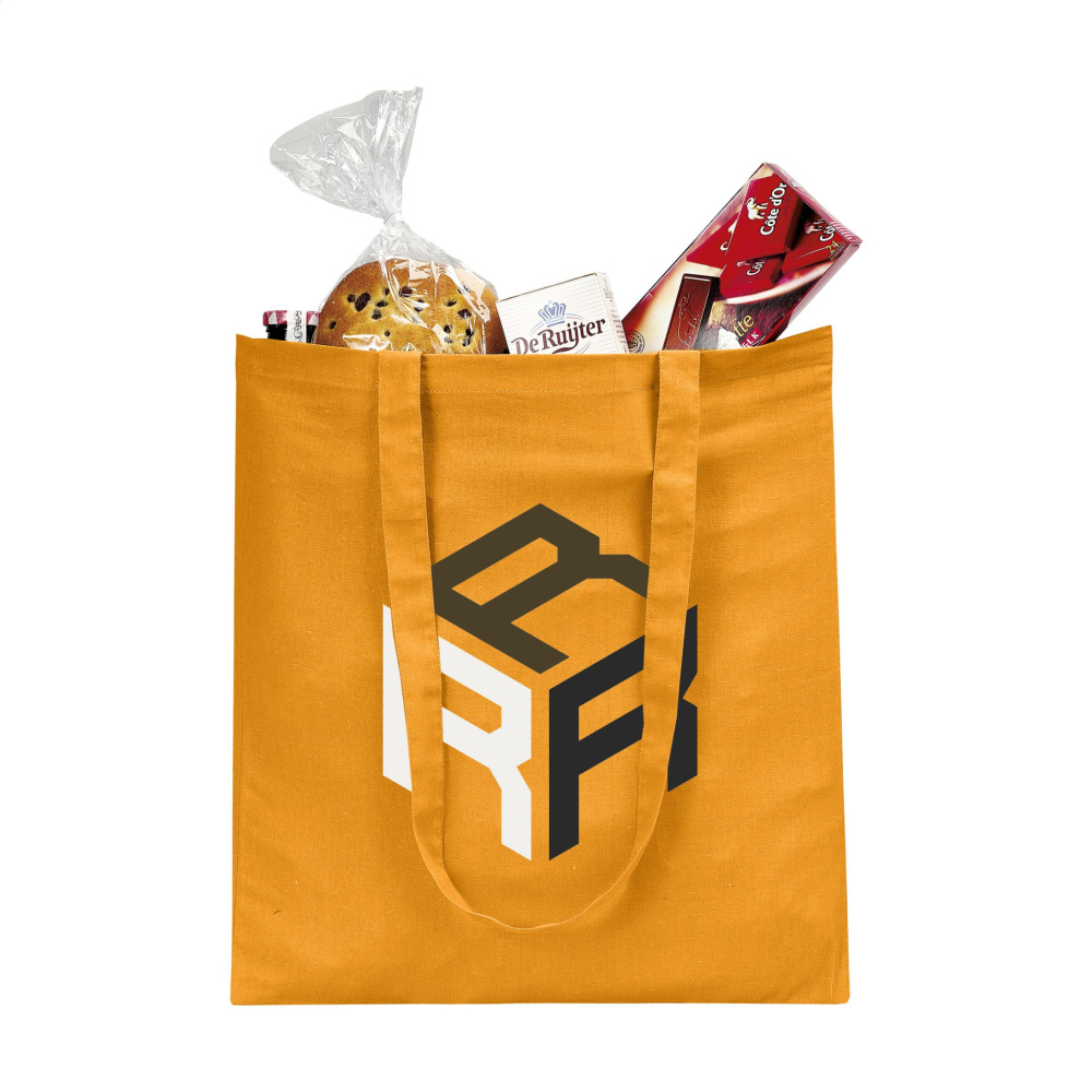 Logotrade mainoslahjat kuva: Shoppy Color Bag (135 g/m²) puuvillakassi