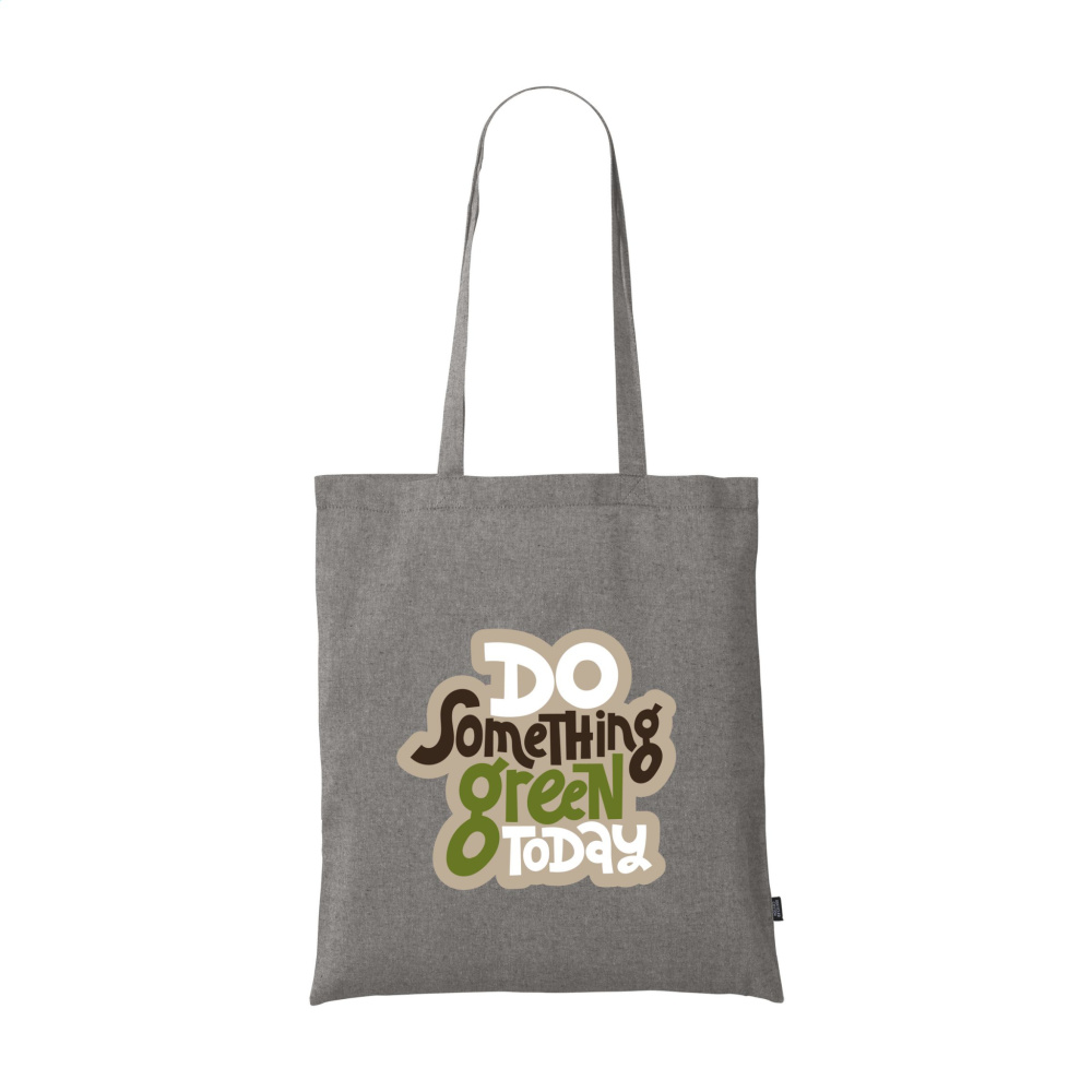Logotrade mainoslahjat kuva: GRS kierrätetty puuvilla Shopper (180 g/m²) pussi