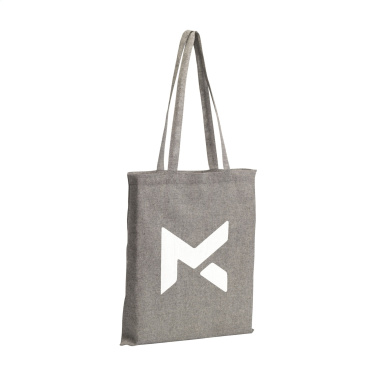 Logo trade liikelahja mainoslahja tuotekuva: GRS kierrätetty puuvilla Shopper (180 g/m²) pussi