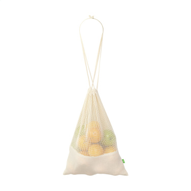 Logo trade liikelahjat mainoslahjat kuva: Natura Organic GOTS Mesh Bag (120 g/m²) hedelmäpussi