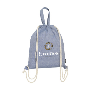 Logotrade liikelahja tuotekuva: GRS Recycled Cotton PromoBag Plus (180 g/m²) reppu