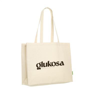 Logotrade mainoslahja tuotekuva: ECO Shopper luomupuuvilla (180 g/m²) ostoskassi