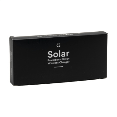 Logo trade mainoslahja kuva: Solar Powerbank 8000+ langaton laturi