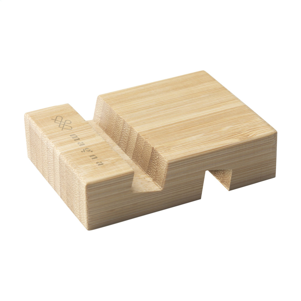 Logotrade mainostuote tuotekuva: Supporto Bamboo puhelinteline
