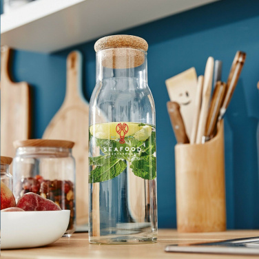 Logotrade mainoslahja ja liikelahja kuva: Algarve Carafe 1 L korkkikorkilla