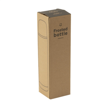 Logotrade liikelahja tuotekuva: Frosted Bottle RCS Recycled Steel 500 ml lämpöpullo