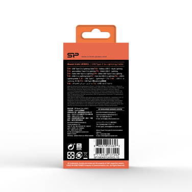 Logotrade liikelahja mainoslahja kuva: TIEDONSIIRTOKAAPELI Boost Link Nylon LK50CL Type C Lightning