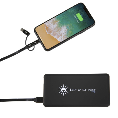 Logo trade mainoslahjat ja liikelahjat kuva: SCX.design P30 8000 mAh solar varavirtalähde, valaistuva