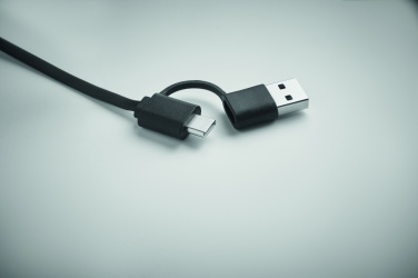Logo trade mainoslahja kuva: 60 W sisäänvedettävä latauskaapeli
