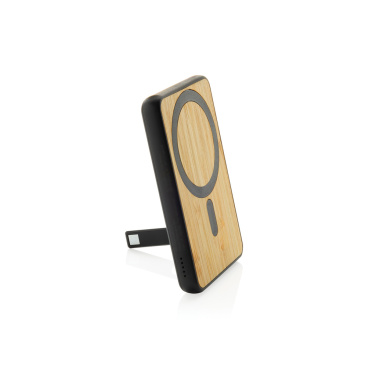 Logotrade mainoslahja ja liikelahja kuva: Zen RCS 5000 mah 5W magneettinen bambu virtalähde