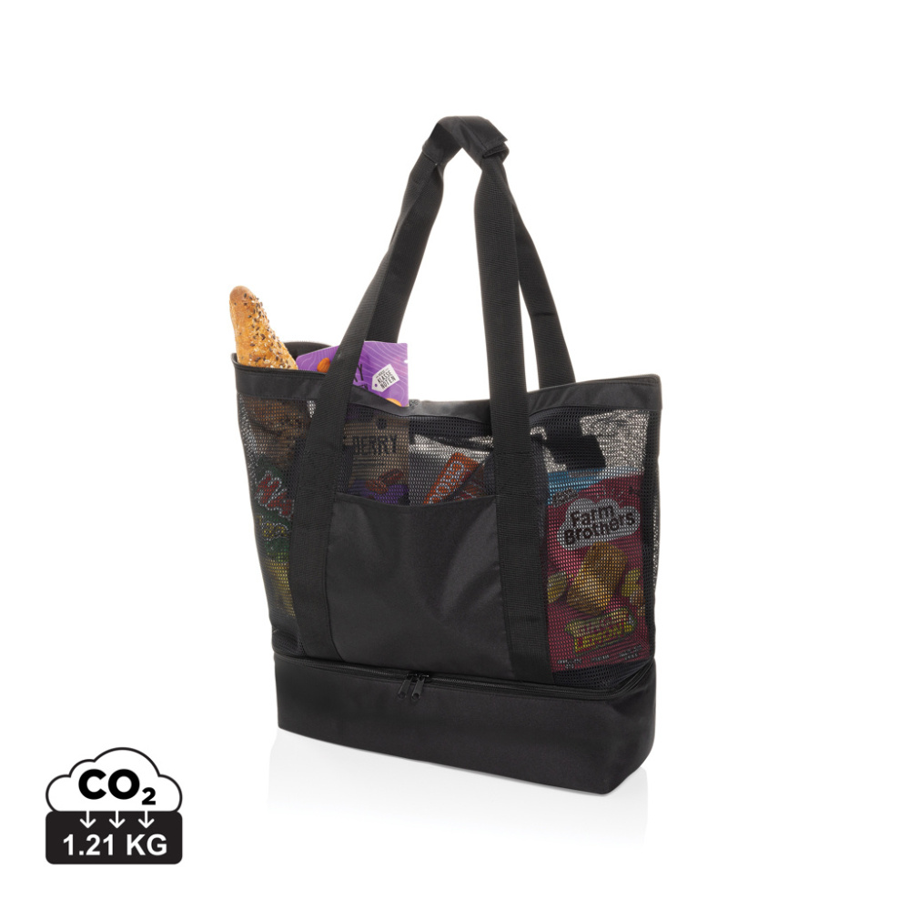 Logo trade mainoslahjat ja liikelahjat kuva: Iqlo Aware™ RPET 2-in-1 tote kylmälaukku