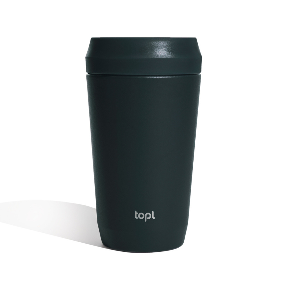 Logo trade liikelahja mainoslahja tuotekuva: Topl Recycled Steel To Go Tumbler Patented 360 Lid 354ml