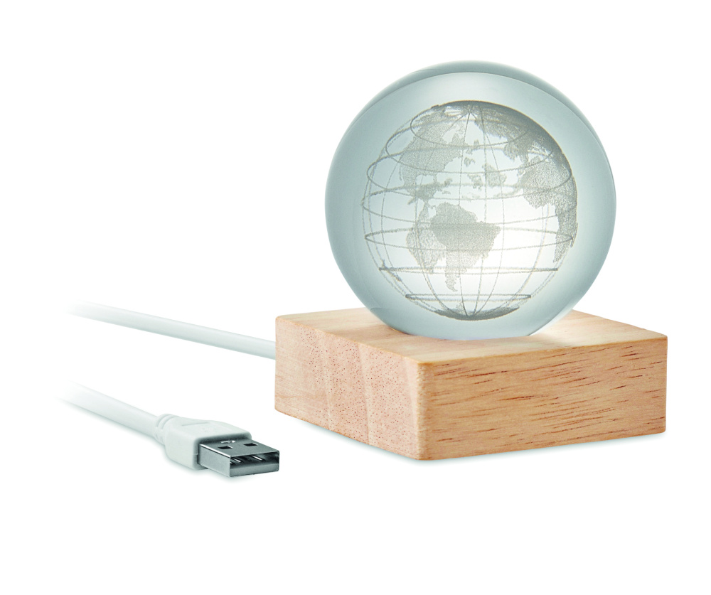 Logotrade mainostuote tuotekuva: LED-lasipallo