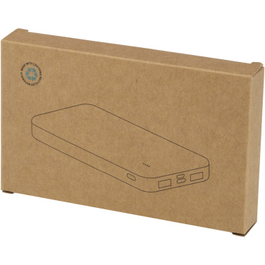 Logo trade liikelahja mainoslahja tuotekuva: Intan 10 000 mAh:n ja 10 W:n varavirtalähde kierrätetystä muovista