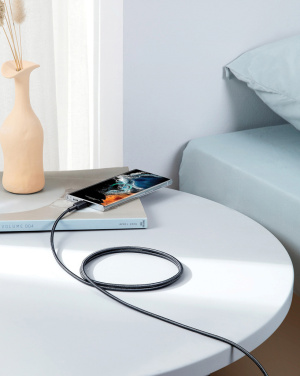 Logotrade mainostuote tuotekuva: Anker USB-C–USB-C-kaapeli, 1,8 metriä, 60 W