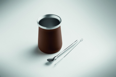 Logo trade mainoslahja kuva: Yerba mate -teekuppi