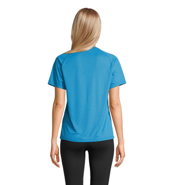 Logo trade liikelahja mainoslahja tuotekuva: VORTEX WOMEN RAGLAN T-SHIRT