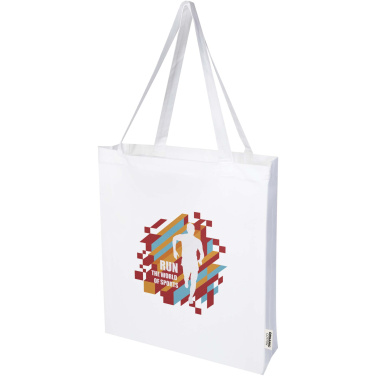 Logotrade liikelahja mainoslahja kuva: Odisha 180 g/m²:n OCS-sertifioitu kassi vahvikkeilla tilavuus 14 litraa