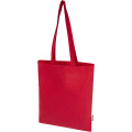 Peru Blend 180 g/m²:n GRS-kierrätetystä puuvillasta valmistettu 7 litran kassi, Punainen