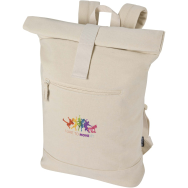 Logo trade mainostuote kuva: Recanvas 14" GRS-kierrätetty rullattava reppu, 16 L