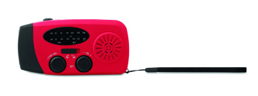 Logotrade mainostuote tuotekuva: Radio SOS LED-taskulampulla