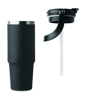 Logotrade dovana nuotrauka: Dvigubos sienelės stiklinė 850 ml