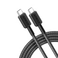 „Anker“ USB-C–USB-C laidas, 1,8 metro, 60 W, pilka