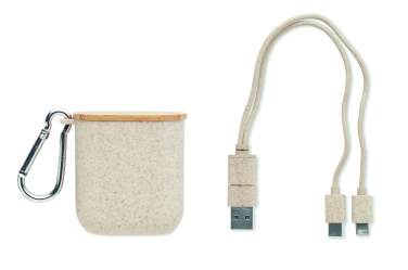 Logotrade reklaminės dovanos nuotrauka: Kabelių rinkinys dėkle