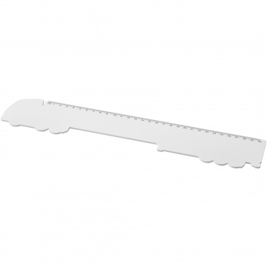 Logotrade biznesa dāvanas foto: Tait 30 cm kravas automašīnas formas otrreizējās plastmasas lineāls