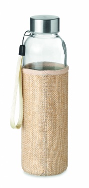Logotrade dāvanas foto: Stikla pudele maisiņā 500ml