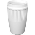 Cirrus 350 ml glāze ar 360° grozāmu vāku, Balts