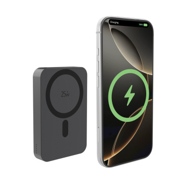 Logotrade dāvanas foto: Quantum RCS īpaši ātra 10 000 mAh magnētiska 25 W pārnēsājamā baterija