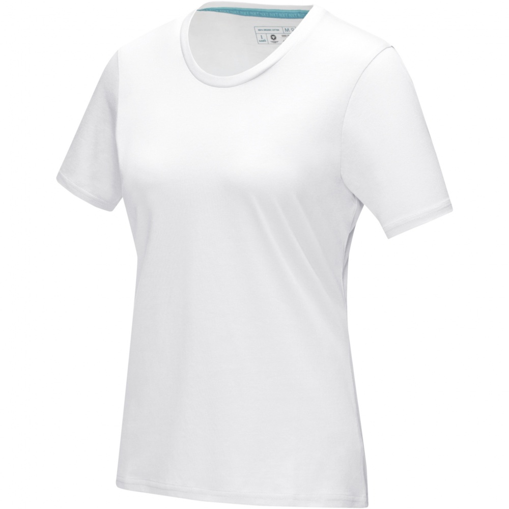 Лого трейд pекламные cувениры фото: Azurite short sleeve women’s organic t-shirt