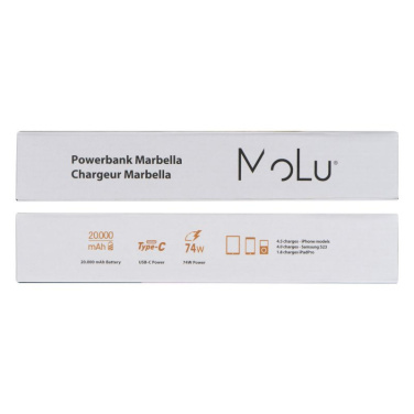 Логотрейд pекламные продукты картинка: Power Bank 20 000 мАч MARABELLA MoLu