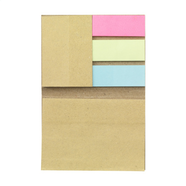 Логотрейд бизнес-подарки картинка: Блокнот для заметок StickyMemo Paper из переработанной картонной коробки для молока